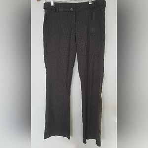 [SUZY SHIER] Brownish Gray Pinstripe Pants